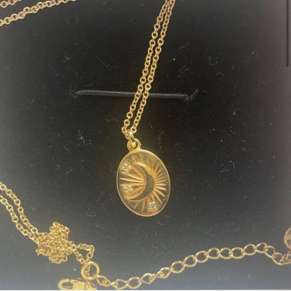 Mejuri Moon Tarot Necklace